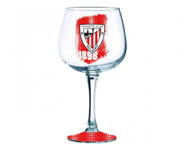 Copa grande de cristal Athletic Club Bilbao gin tonic
