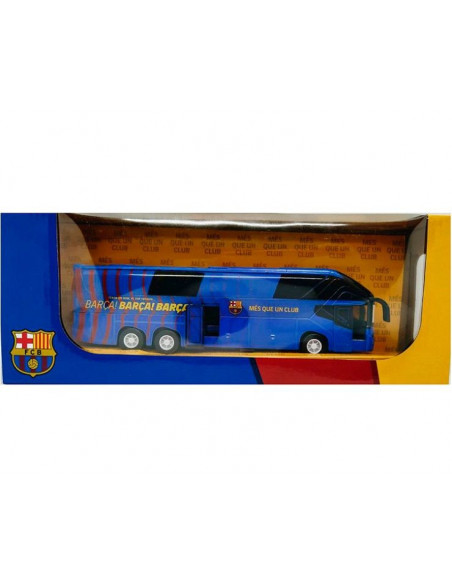 Autobús metálico en miniatura Oficial FC Barcelona. En caja