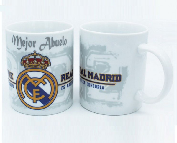 Taza de porcelana Oficial Real Madrid Mejor Abuelo