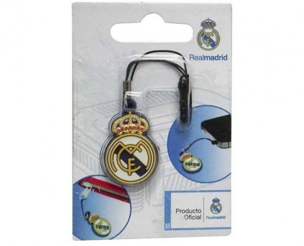 Escudo Real Madrid salida auriculares teléfono móvil