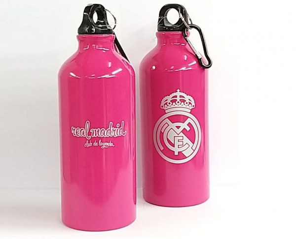 Botella cantimplora de aluminio Real Madrid Pink