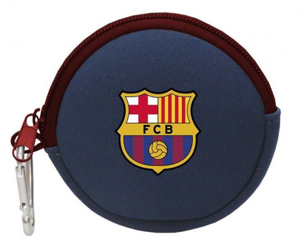 Monedero redondo de neopreno FC Barcelona