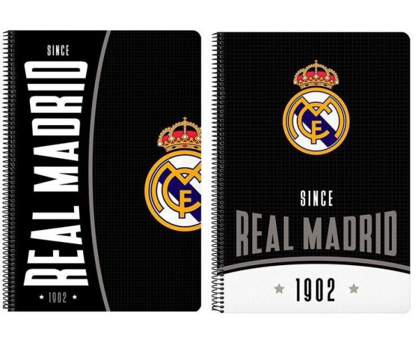 Cuaderno tamaño folio Real Madrid 80 hojas Since