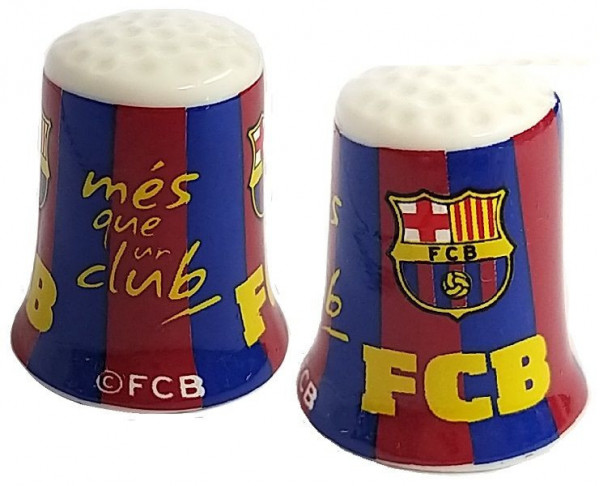 Dedal de porcelana oficial FC Barcelona