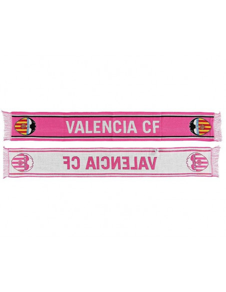 Bufanda de color rosa Valencia CF