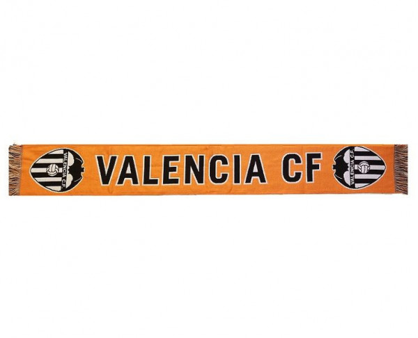 Bufanda del Valencia CF color naranja modelo clásico