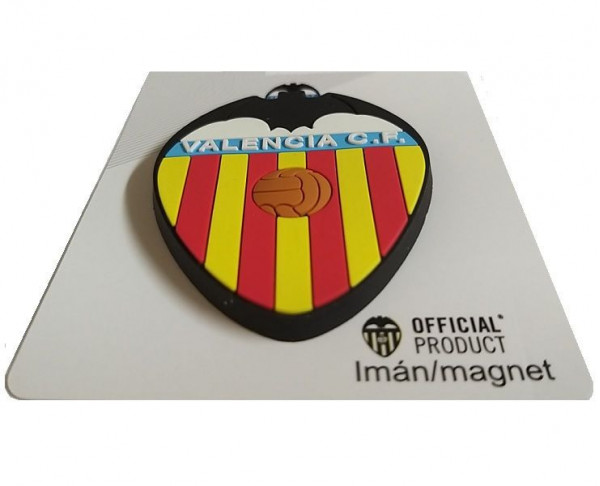 Imán con relieve 3D escudo Valencia CF