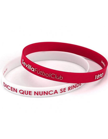 Pack dos pulseras de silicona Sevilla FC Junior