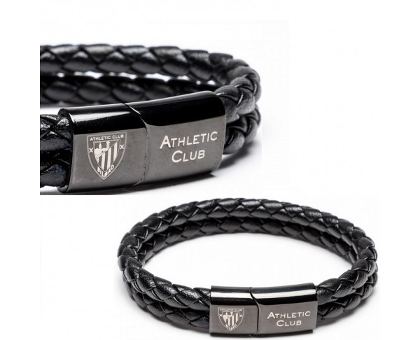 Pulsera dos trenzas entrelazadas negras Athletic Club