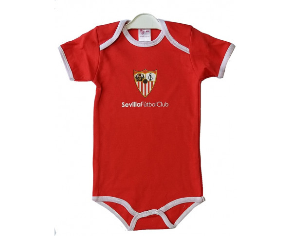 Body manga corta bebé del Sevilla FC de color rojo