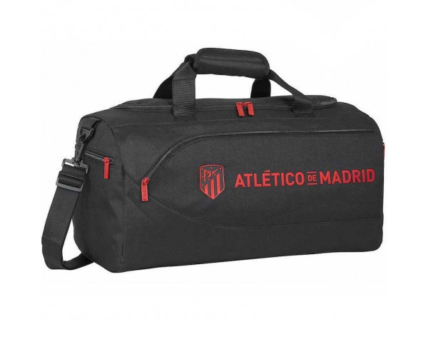 Bolsa de deporte Atlético de Madrid grande negra y roja
