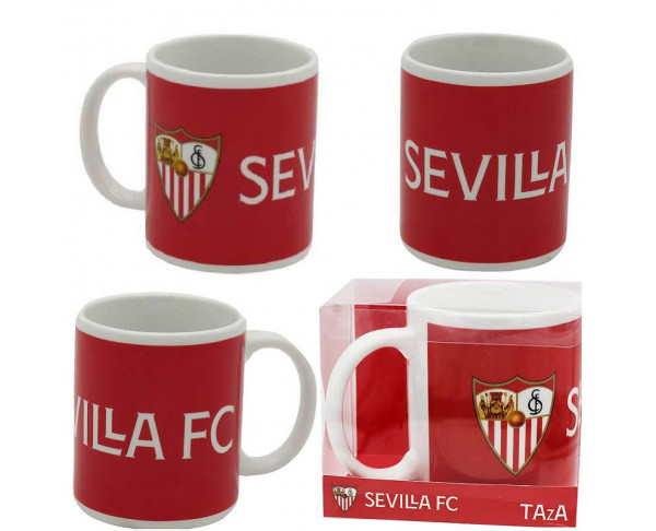Taza de porcelana Sevilla FC en caja de regalo - 300 ml