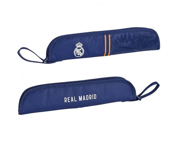 Funda portaflauta Real Madrid azul 2ª equipación