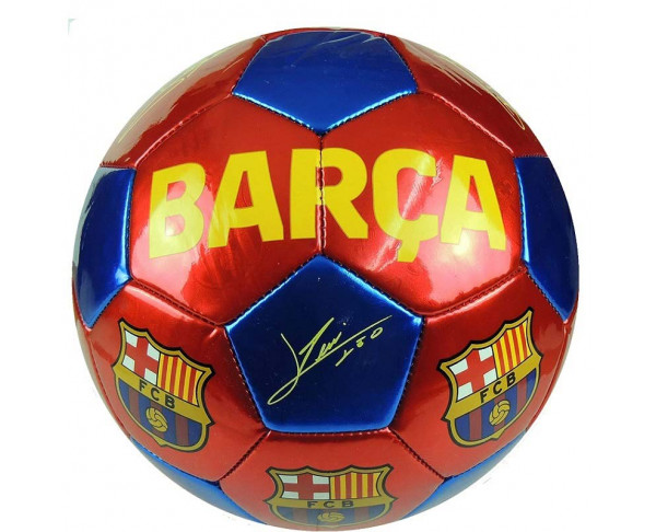 Balón FC Barcelona fútbol 11 reglamentario con firmas jugadores