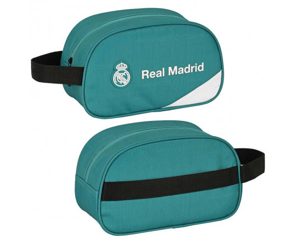 Neceser Real Madrid con asa adaptable a carro o maleta trolley