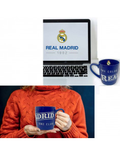 Taza diseño camisa del Real Madrid 