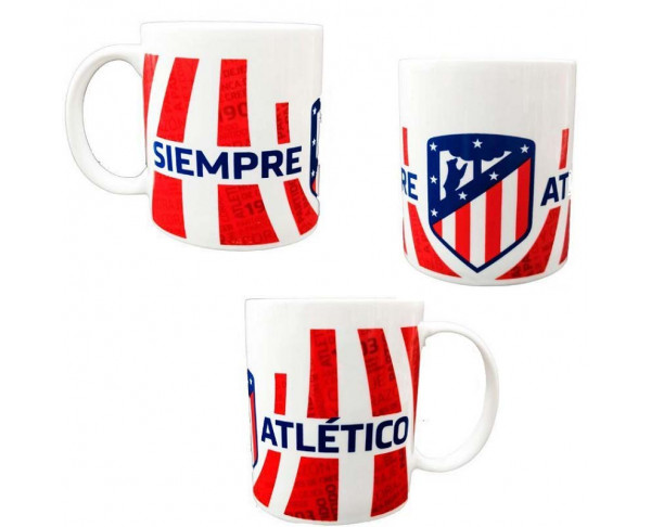 Taza de porcelana Atlético de Madrid Atlético Siempre Atlético
