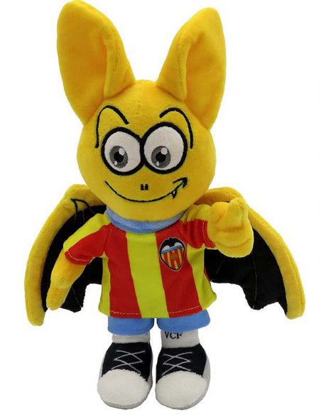 Mascota del Valencia CF con camiseta senyera 20 cm.