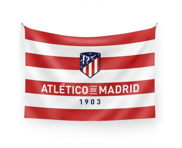 Bandera grande Atlético de Madrid rojiblanca 1903