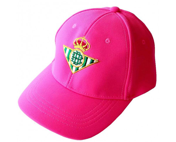 Gorra Real Betis Balompié color rosa adulto