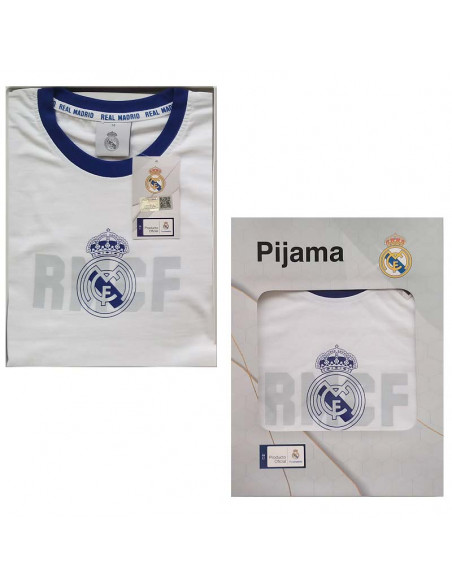 Comprar pijamas Real Madrid infantiles de manga corta 100% Algodón