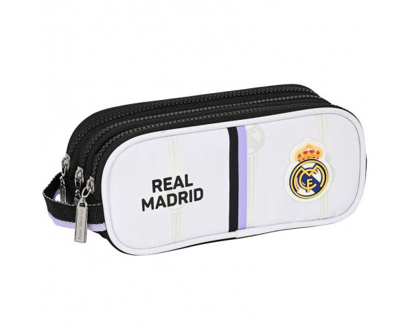 Estuche Real Madrid tres compartimentos Champions