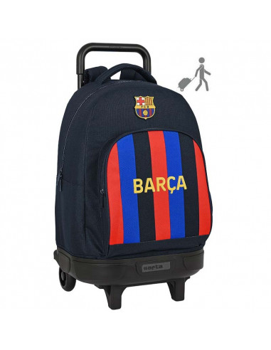 Mochila escolar FC Barcelona Compac con ruedas 2022-23