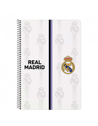 Cuaderno Real Madrid Champion tamaño folio 80 hojas tapas duras