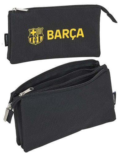 Estuche tres departamentos FC Barcelona Fan Club