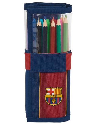 Estuche FC Barcelona con 27 piezas escolares