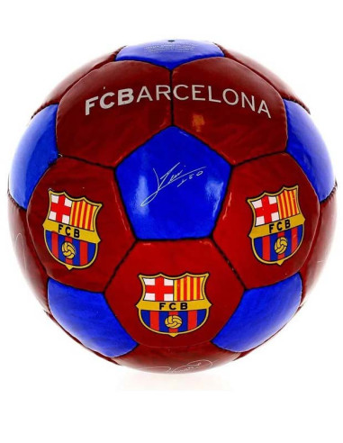Balón FC Barcelona Fútbol 11 con firmas de jugadores