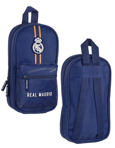 Plumier mochila Real Madrid con 4 portatodos en su interior