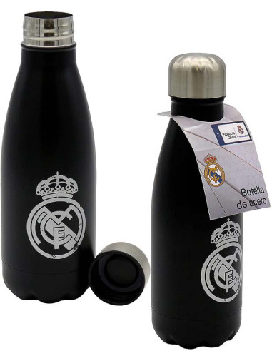 Botella Real Madrid agua de acero inoxidable 550 ml