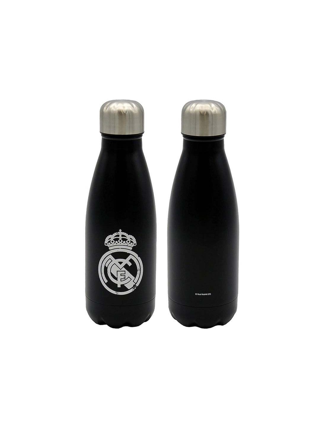 Botella translucida 550 ml real madrid - Música y Deportes