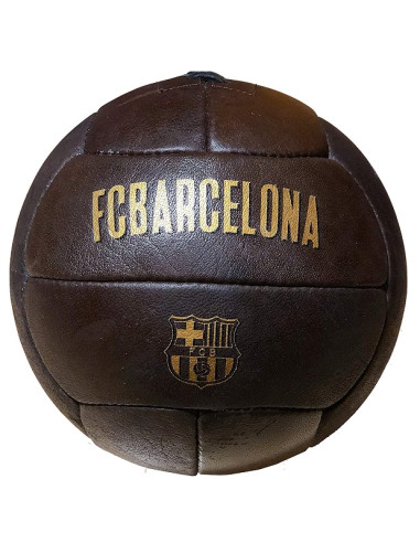 Balón antiguo histórico FC Barcelona primeros partidos FC Barcelona