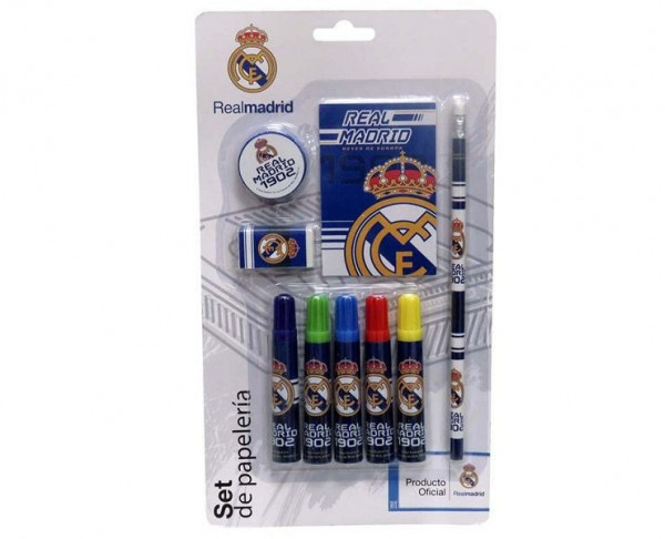Conjunto infantil Real Madrid accesorios escolares