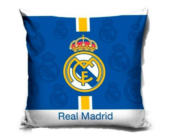 Cojín relax anti extress cuadrado del Real Madrid
