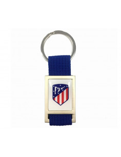 Llavero Atlético de Madrid rectangular azul