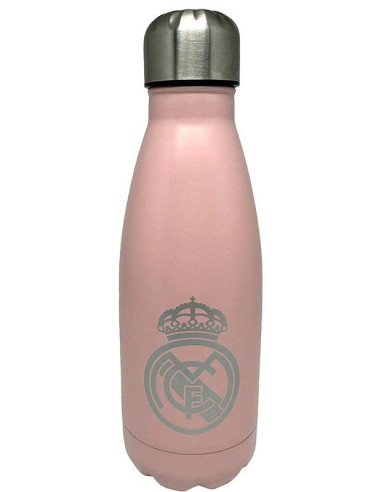 Real Madrid botella de acero rosa 550 ml