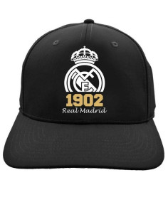 Gorra Escudo Negra/Gris Real Madrid
