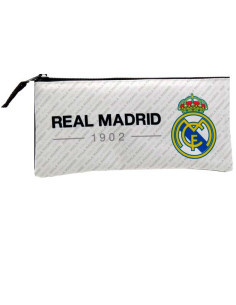 Estuche Escolar Real Madrid C.F. Blanco Verde Turquesa (20 X 11 X 8.5 Cm)  (32 Pi - Comprar online en