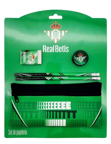 Set papelería con porta todo Real Betis