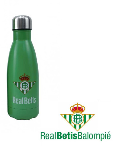 Botella de acero Real Betis Balompié 350ml cierre hermético