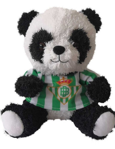 Osito panda grande de peluche 35 cm del Real Betis
