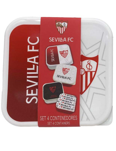 Pack 4 contenedores en 1 Sevilla FC
