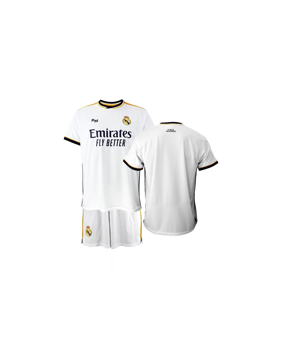 Equipación Real Madrid niño camiseta pantalón tallas 6 a 14