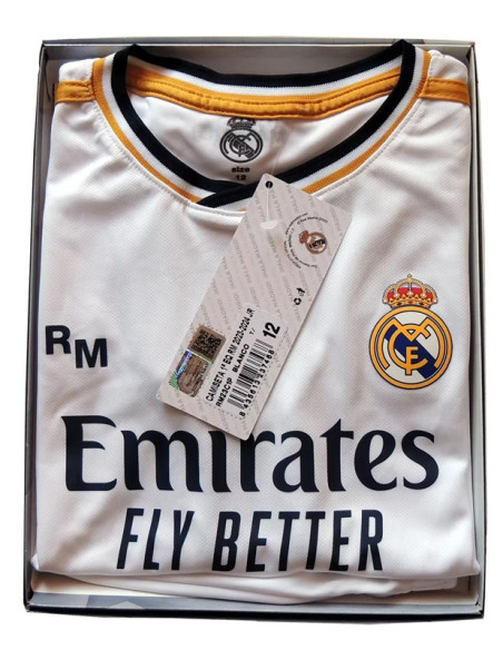 Réplica Oficial Real Madrid 1ª equipación personalizable Talla S
