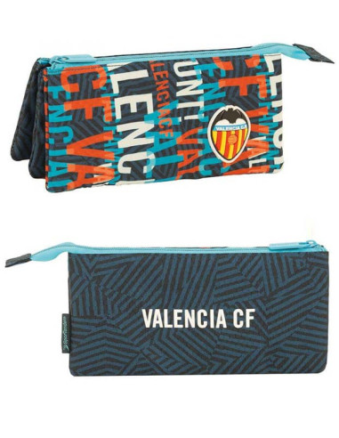 Estuche porta todo tres departamentos Valencia CF