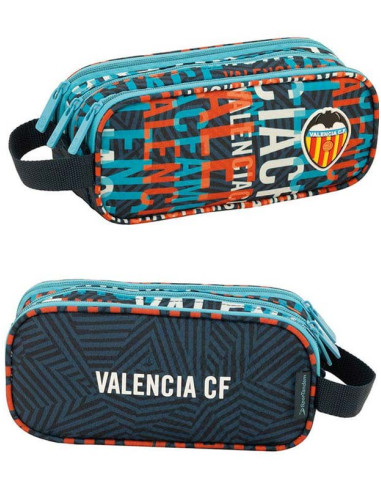 Estuche porta todo triple Valencia CF 2024