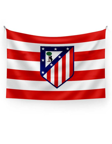 Bandera escudo Atlético de Madrid